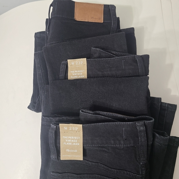 PETITE Madewell The Perfect Vintage Flare Jeans Denim Jean NF789 Sherborn Wash - Picture 9 of 10